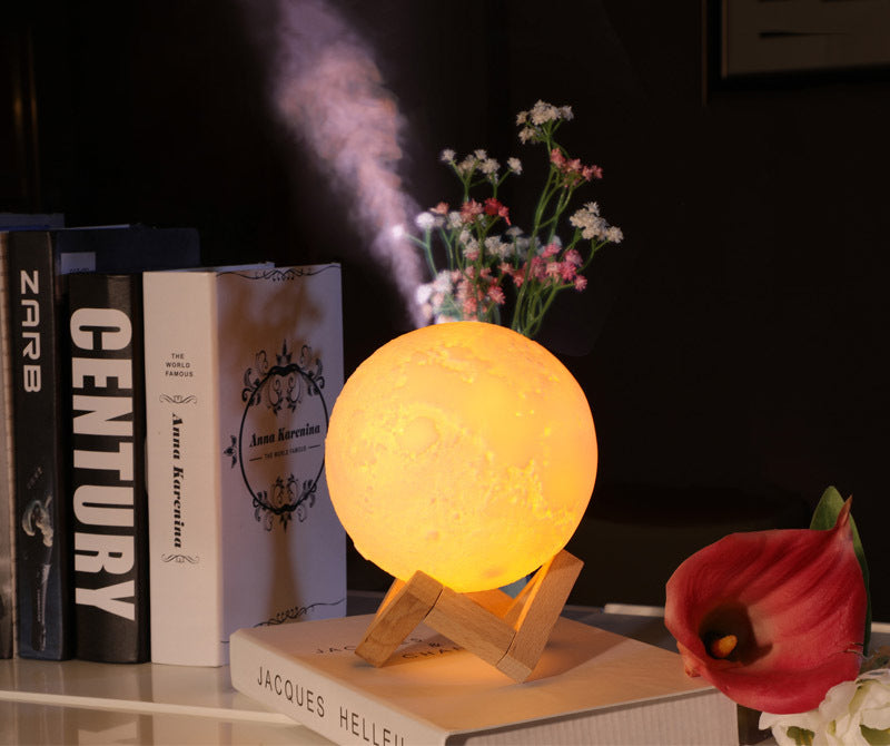 Creative night light moon light air humidifier