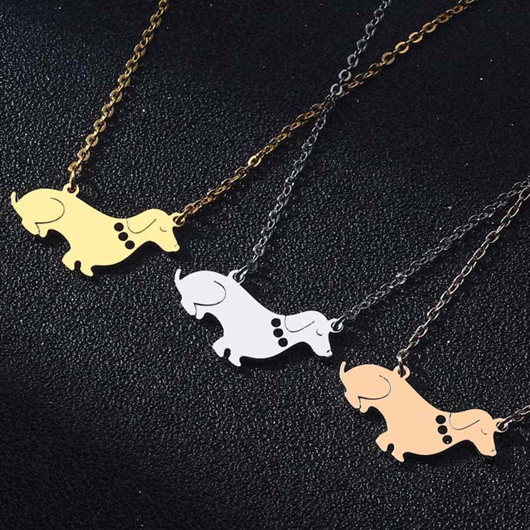 Dog Pendant New Stainless Steel Pendant Necklace