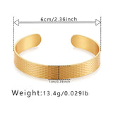 Women's Wide-brimmed Metal Feel Fashion Bracelet