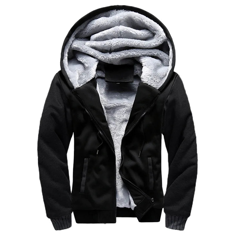 Men's Jacket Camouflage Thicken Winter Jackets for Men Fleece Long Sleeve Coat Man Casual Hoodies Streetwear Men's Coats