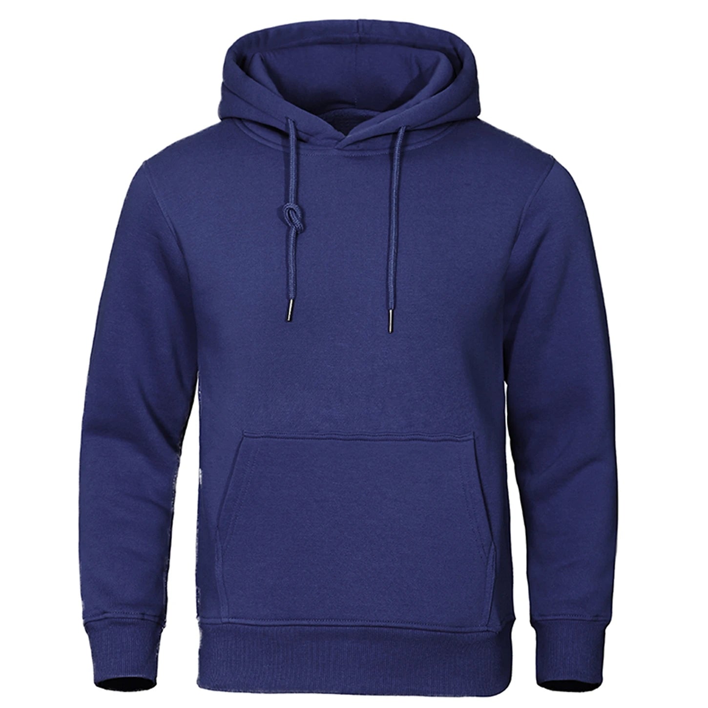 Solid Color Men Hoodies Fleece Warm Mens Sweatshirt Fashion Streetwear Casual Men's Loose Breathable Pullovers Brand Hoody