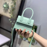 Mini Small Square bag Fashion New Quality PU Leather Women's Handbag Crocodile pattern Chain Shoulder Messenger Bags