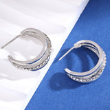 Simple Design Three-layer Stud Earrings For Women