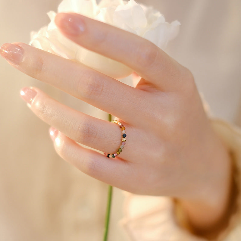 Women's Small Tourmaline Ball Ring