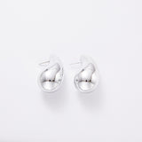 Large Water Drop Plating Acrylic Earrings Simple Personality