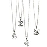 Simple Letter Pendant Necklace S925 Design New