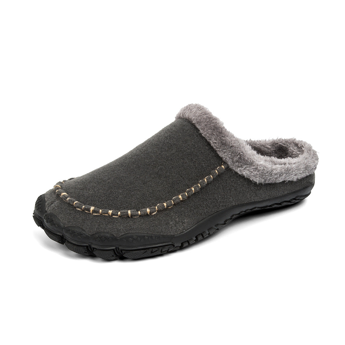 Winter Indoor Five-finger Flat Heel Warm Shoes