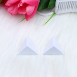 12 Color Triangle Three-dimensional Spray Paint Ear Studs