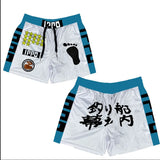 Anime Men's Gym Shorts 3D Printed Shorts Quick Dry Mesh Casual Board Shorts for Summer to Jogging Fitness Basketball