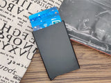 Rfid Smart Wallet Card Holder Metal Thin Slim Men Women Wallets Pop Up Minimalist Wallet Small Black Purse Vallet Wallets for Men