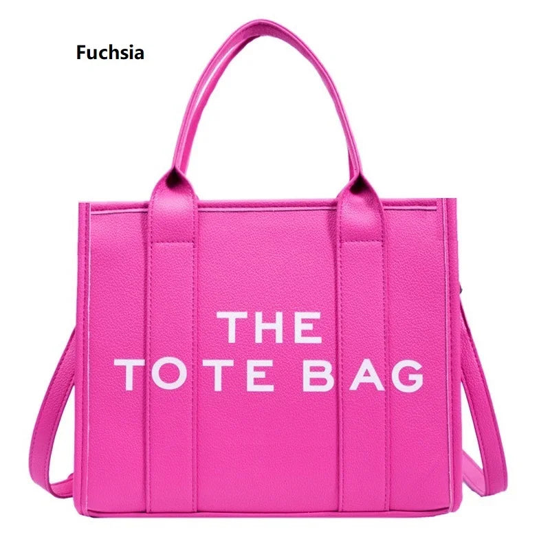 The Tote Bag For Women, Trendy PU Leather Handbag, Top Handle Satchel Purse, Casual Crossbody Bag