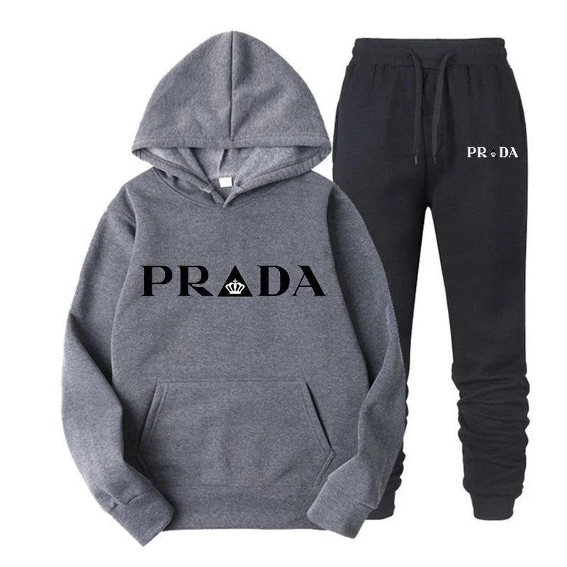 new unisex fashion casual sports hoodie set