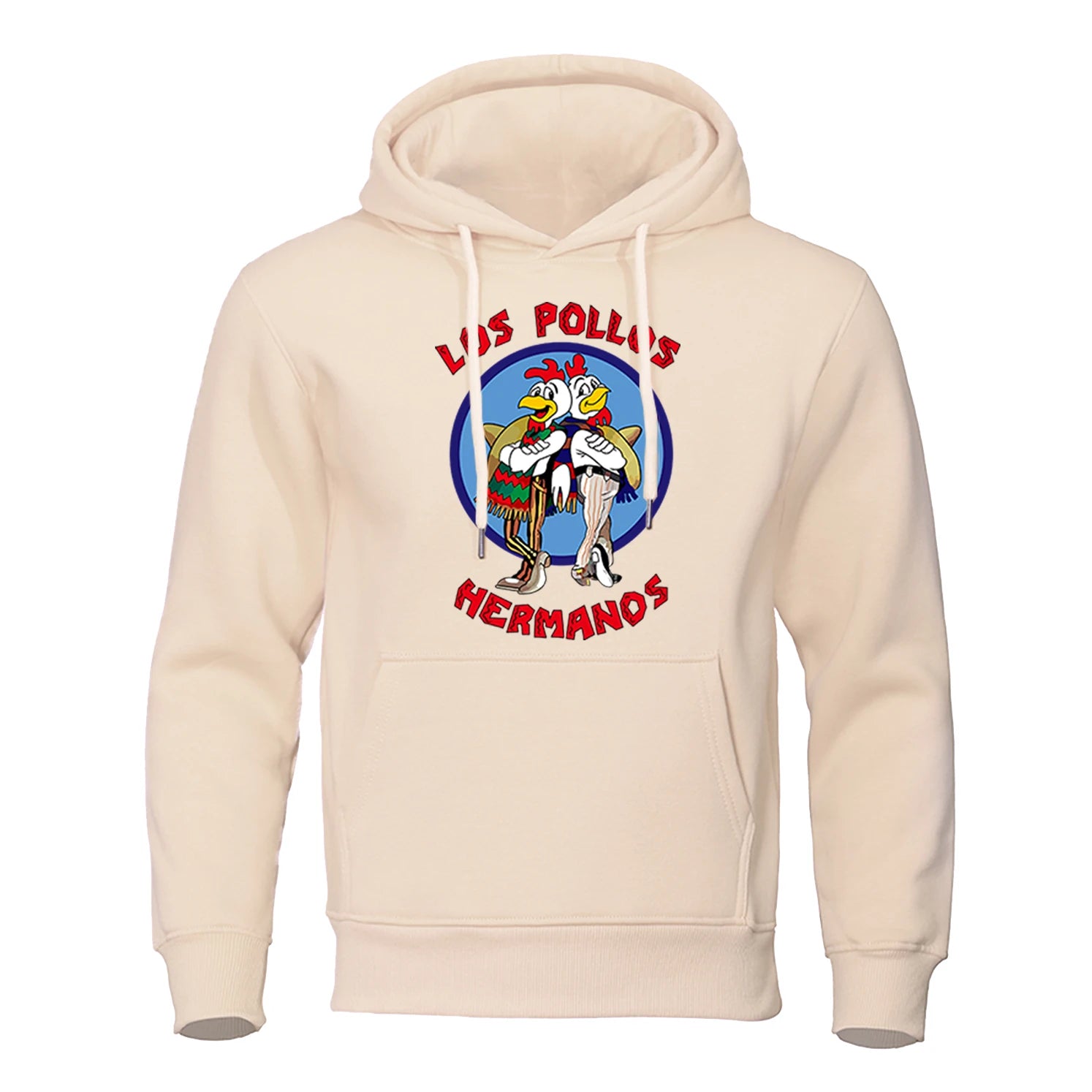 LOS POLLOS Hermanos Men's Hoodies Loose Pullover Letter Print Male Sweatshirts Chicken Brothers Pullovers Warm Breathable Hoody