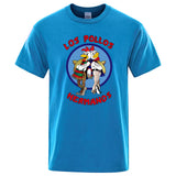 LOS POLLOS Hermanos Funny Printed T-Shirt Men Fashion Casual Short Sleeves Summer Cotton Breathable Tshirt Chicken Brothers Tee