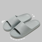 Thick Platform Bathroom Home Slippers Women Fashion Soft Sole EVA Indoor Slides Men sandals Summer Non-slip Flip Flops