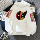 Deadpool & Wolverine Hoodie Woman Clothing Long Sleeve Hooded Shirt Y2k Woman Clothing Sweatshirts Casual Y2k Clothes Hoodies