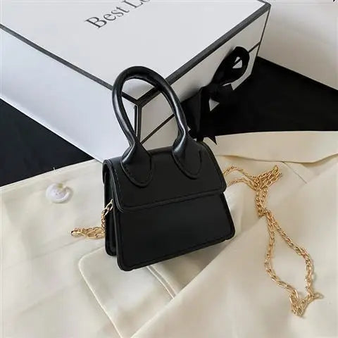 Mini Small Square bag Fashion New Quality PU Leather Women's Handbag Crocodile pattern Chain Shoulder Messenger Bags