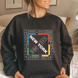 New York Monopoly Sweatshirt and Just Like That Hoodied New York Shit Carrie New York Monopoly Tee City Top Unisex Sweatshirts