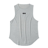 Summer Men's Gym Tank Top Fitness Training Clothing Quick-drying Loose Bodybuilding Sleeveless Shirt Men Fashion Basketball Vest