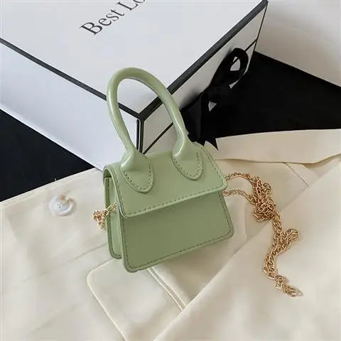 Mini Small Square bag Fashion New Quality PU Leather Women's Handbag Crocodile pattern Chain Shoulder Messenger Bags