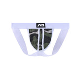 New addicted men's double-cubed underwear boys U convex bag hollow sexy camouflage rear empty triangular pants