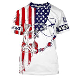 USA Flag & Coat of Arms Graphic Tee Summer Casual Streetwear Men's Fashion Loose T-shirts Boy Oversized Short Sleeve Tops