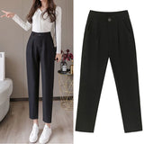 Summer New Thin Jacket Blazer Casual Wide Leg Pants Two Piece Elegant Women's Pants Set Office Outfits Business Clothing