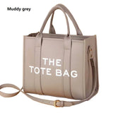 The Tote Bag For Women, Trendy PU Leather Handbag, Top Handle Satchel Purse, Casual Crossbody Bag