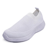 Spring Women Shoes Knitting Sock Sneakers Women Flat Shoes Casual Breathable Sneakers Flats Walking Shoes for Women