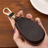 1Pc Car Key Wallets Women Couples Zipper Door Keys Storage Mini Portable Multi-function Simple Solid Protection Classic Unisex