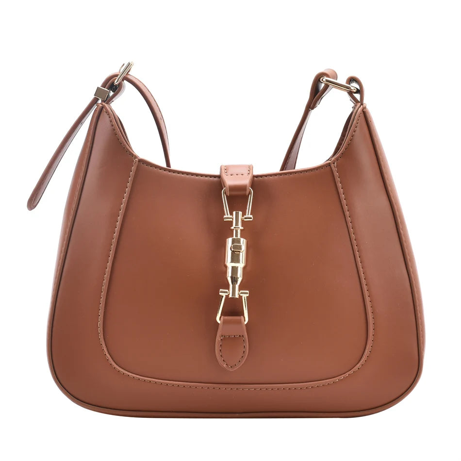 Luxury Brand Purses and Handbag Top End Quality Designer Leather Shoulder Crossbody Bag for Women Fashion Underarm Girl Sac