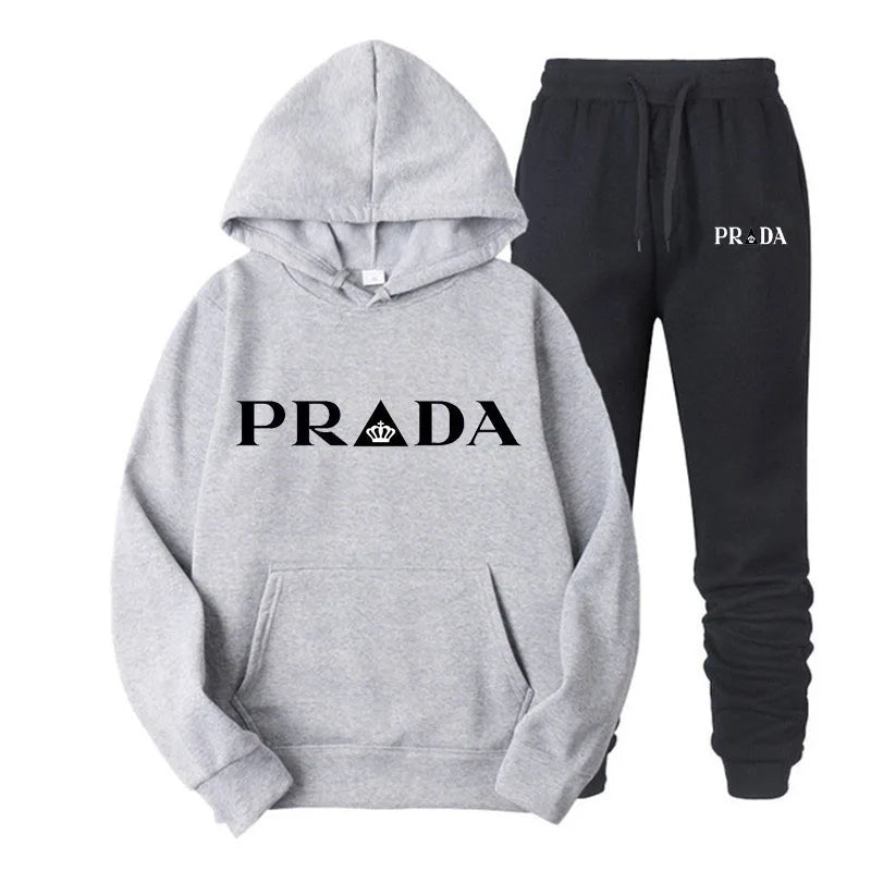 new unisex fashion casual sports hoodie set