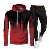 Brand Autumn and Winter Hoodie Suit Men's Fashion Hoodie Brand Pants Casual Jogging Suit Sports Wear Sweatshirt