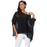 Blouse Plus Size New Batwing Casual Summer Blouse Women Boho Chiffon Shirt Top Shirt Women