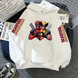 Deadpool & Wolverine Hoodie Woman Clothing Long Sleeve Hooded Shirt Y2k Woman Clothing Sweatshirts Casual Y2k Clothes Hoodies