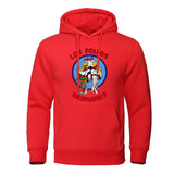 LOS POLLOS Hermanos Men's Hoodies Loose Pullover Letter Print Male Sweatshirts Chicken Brothers Pullovers Warm Breathable Hoody