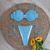 Sexy Shell Micro Bikini Women Swimsuit Female Swimwear Thong Bikinis Set Brazilian Beach Wear Bathing Suit Biquini