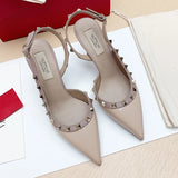 Heels sandals For Women Gladiator Summer luxury women's shoes New Leather High Heels Fashion Pumps Rivet Party Ladies Shoes