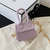 Mini Small Square bag Fashion New Quality PU Leather Women's Handbag Crocodile pattern Chain Shoulder Messenger Bags