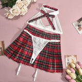 Sexy Lingerie Suspender Student Uniform Japanese Role Play Porno Women Sexy School Girl Costumes Cosplay Babydoll Underwear