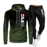 Brand Autumn and Winter Hoodie Suit Men's Fashion Hoodie Brand Pants Casual Jogging Suit Sports Wear Sweatshirt