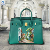 Printed Customize Art Bags Women Handbag and Purses Greatest Fashion Accessories Designer Ladies Tote Perfect Really Leather Cow