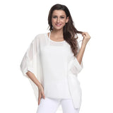 Blouse Plus Size New Batwing Casual Summer Blouse Women Boho Chiffon Shirt Top Shirt Women