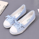 Canvas Small White Shallow Cut Summer Flat Sport Casual Ladies Soft Sneakers Platform Zapatillas De Mujer Tenis Women Luxury