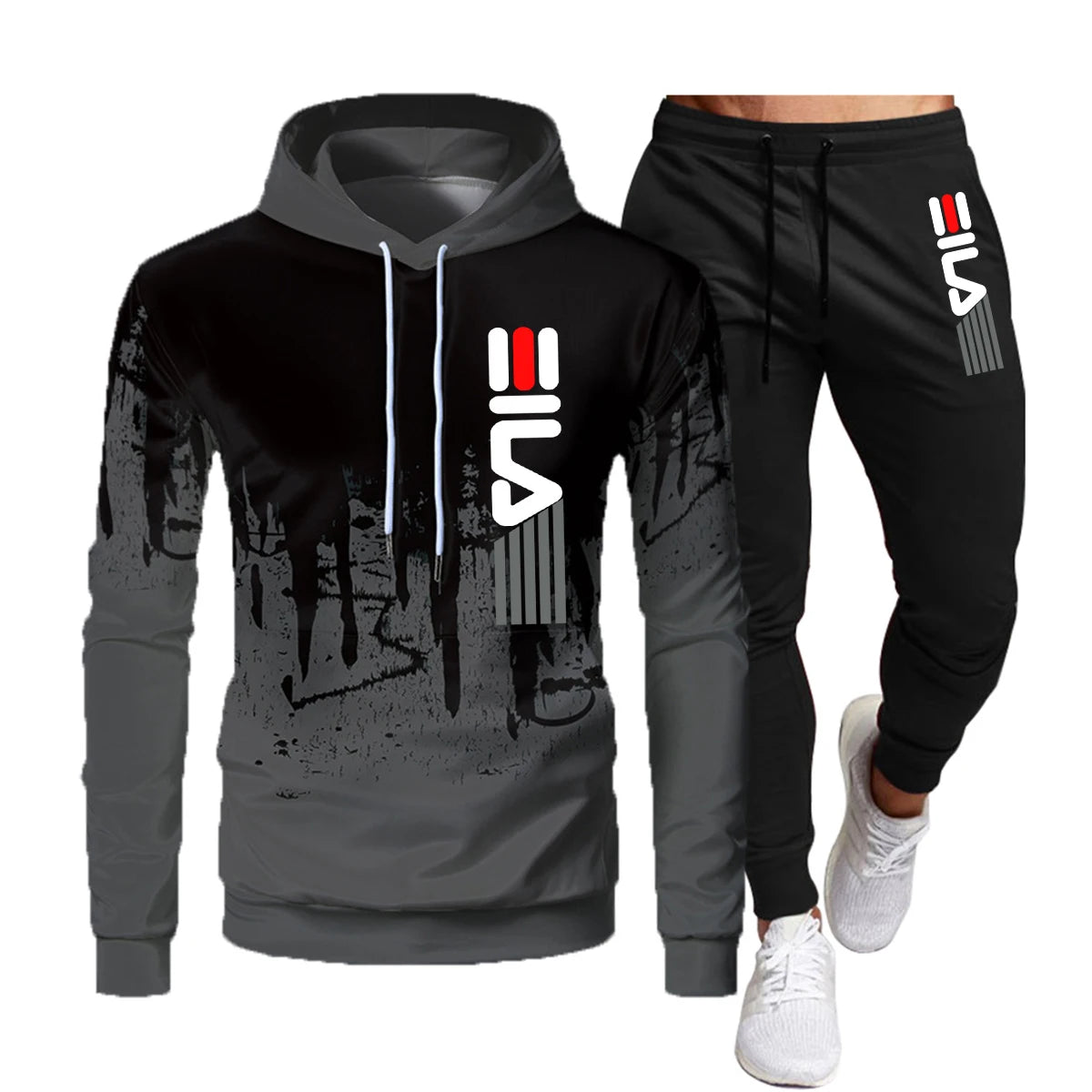 Brand Autumn and Winter Hoodie Suit Men's Fashion Hoodie Brand Pants Casual Jogging Suit Sports Wear Sweatshirt