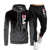 Brand Autumn and Winter Hoodie Suit Men's Fashion Hoodie Brand Pants Casual Jogging Suit Sports Wear Sweatshirt