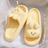 Jelia Step on Shit Slippers for Ladies Summer Lovely Indoor Home Non-slip Home with Eva Sandals for Men Summer