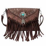 Celela Original Design Shoulder Bag For Women PU Leather Luxury Clutch Designer Handbags Western Purse Fringe Messenger Bag