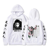 Hot Anime Attack On Titan Plus Size Hoodie Levi Graphic Hooded Women Clothes Autumn Warm Sweatshirt Harajuku Streetwear Tops