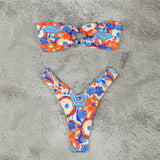 Micro Bikini Push Up Women Swimsuits 2024 Sexy Female Swimwear Brazilian Bikini Set Thong Biquini Swim Suits Print Beachwear